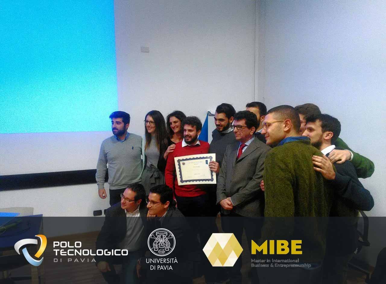 Univenture 2017 award ceremony at the Polo Tecnologico di Pavia